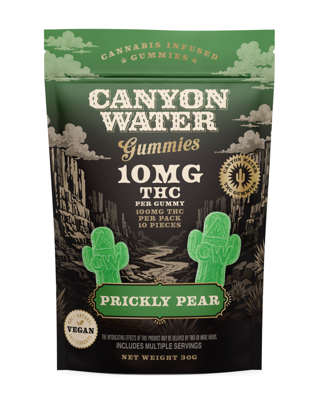CANYON WATER GUMMIES POUCH vis PRICKLY PEAR