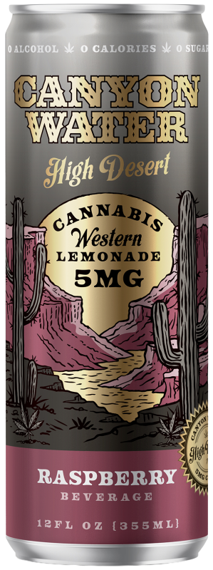 Canyon Water High Desert Raspberry can